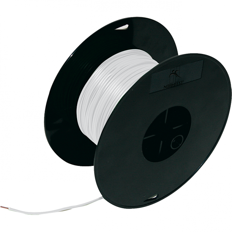 FLK-KABEL SPULE 1OO M 1,O WEISS