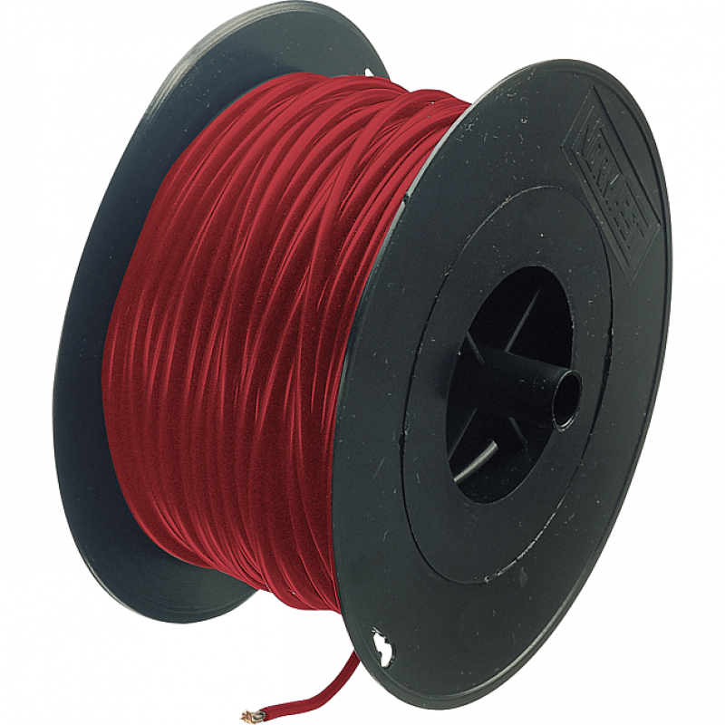 Bobine de câble FLK 2,5 rouge 50m