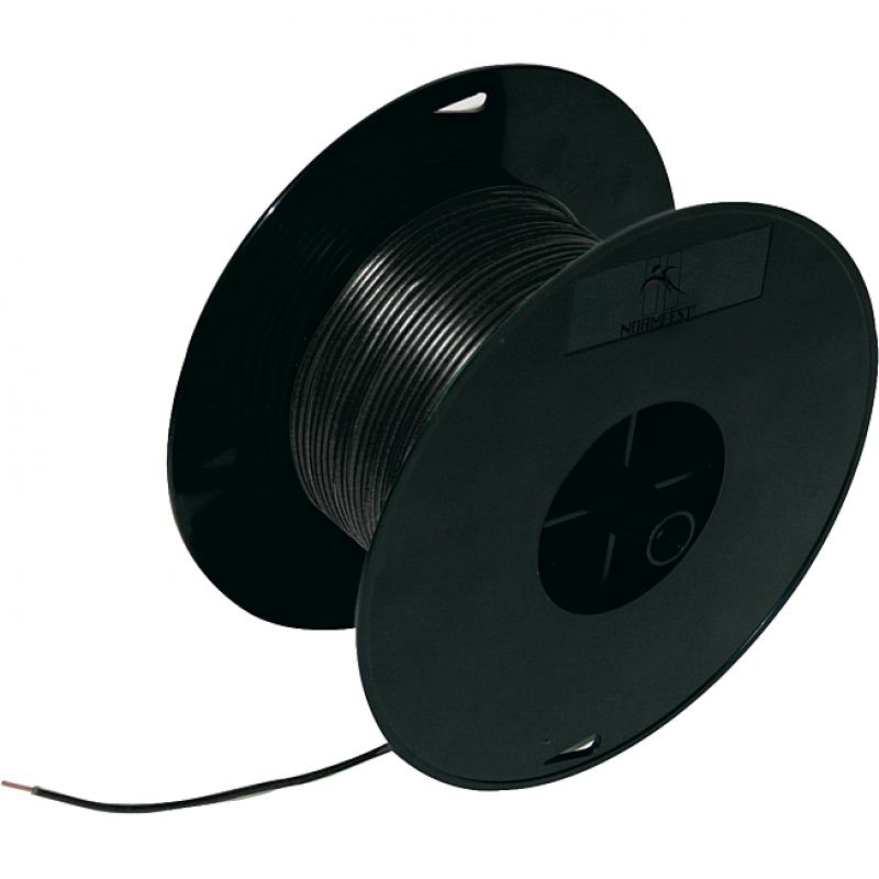 FLK-KABEL SPULE 1OO M O,5 SCHWARZ