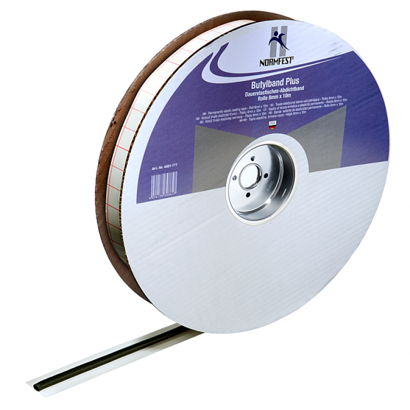 Butyl Band Plus profil rond rouleau 10MX8MM
