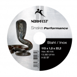 Snake Performance disque à couper fibre long-life 115x1,0x22,2