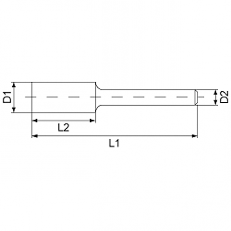 Fraise HSCO-TICN cylindrique diam. 10 mm