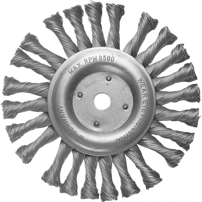 Brosses torsadées pour Disqueuse long life