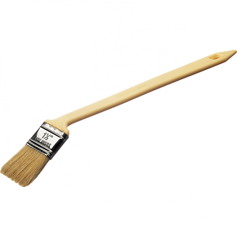 Pinceau Courbé 1,5 Pouce manche bois