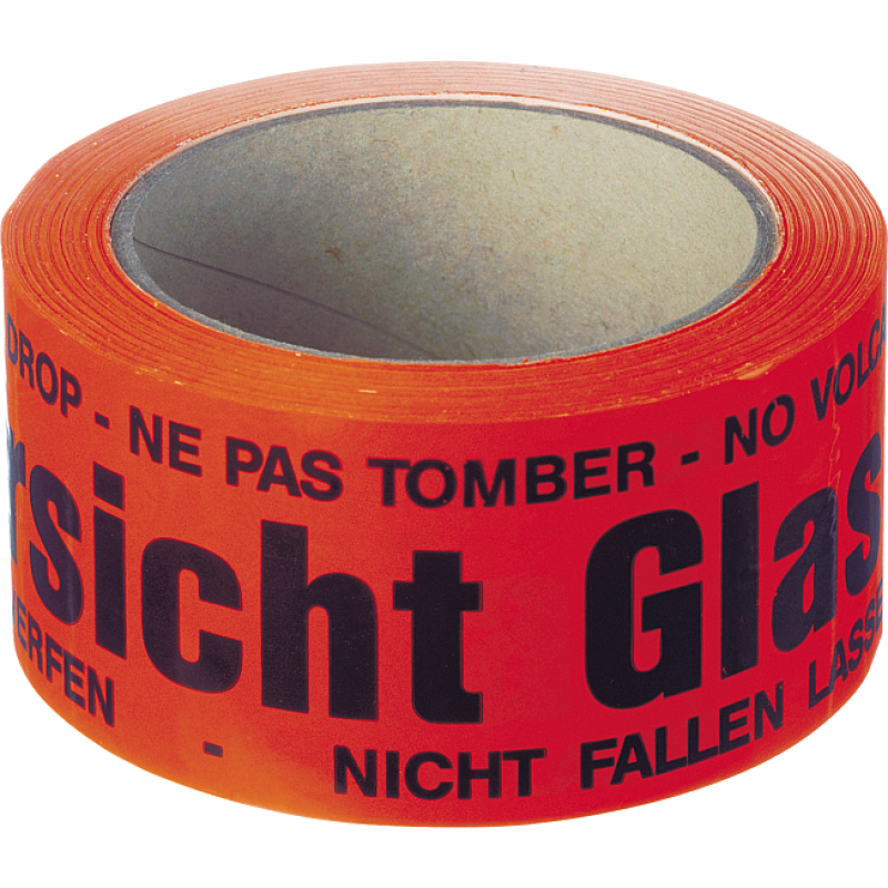 VORSICHT GLAS - BAND   66m x 50mm