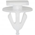 Clip revêtement plast. blanc