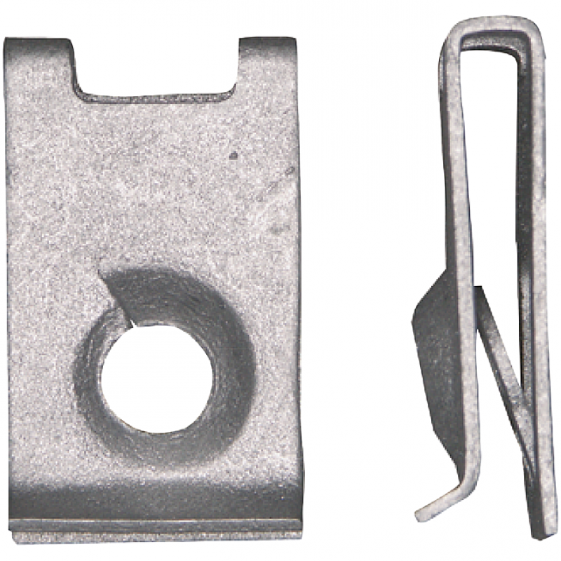 BLECHMUTTER ST 6,3MM FARBLOS PAS.