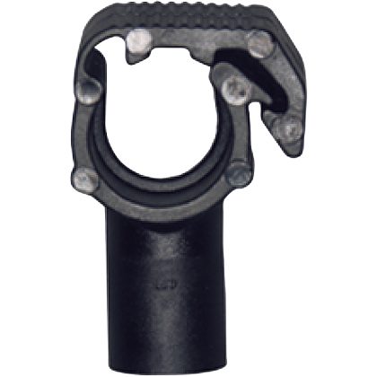 ROHR- U. KABELHALTER DREHBAR SCHWARZ