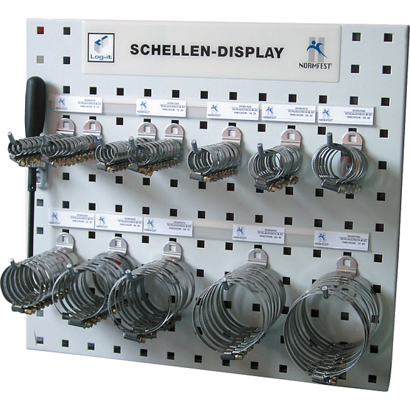 DISPLAY pour collier de serrage avec tournevis Hazet