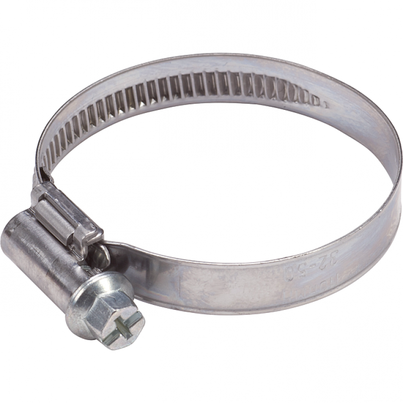 Collier de serrage  avec bande inox 120-140