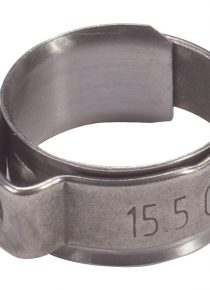 Collier à certir spécial avec bague int. anti-rouill - 10,0MM