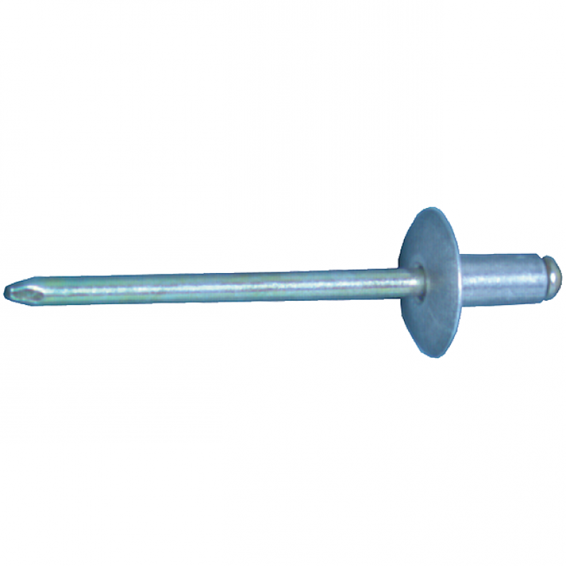 Rivet alu-métal large tête 4,0x8,5