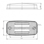 Feux de position latéral double Led