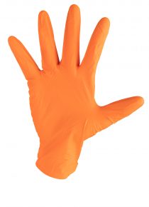 Gant Orange Nitrile Diamonds haute résistance XXLarge