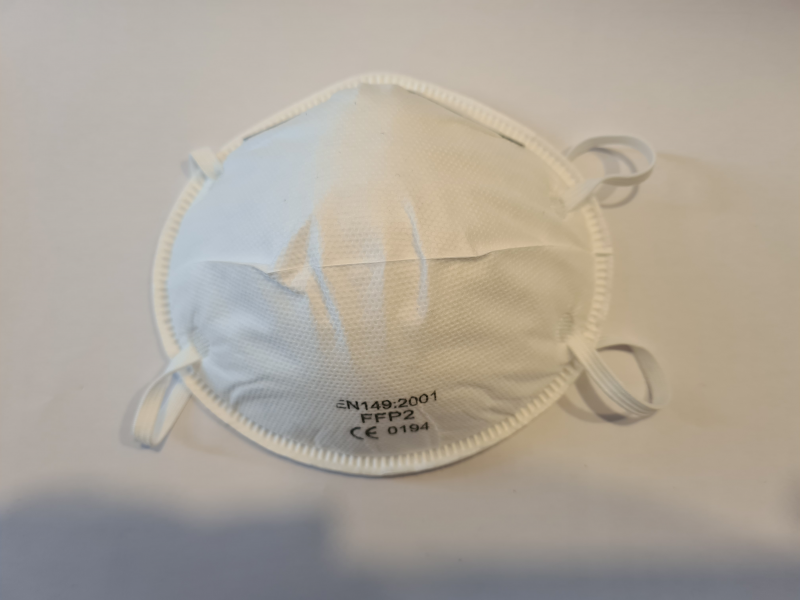 Masque FFP2 avec barettte réglage en aluminium