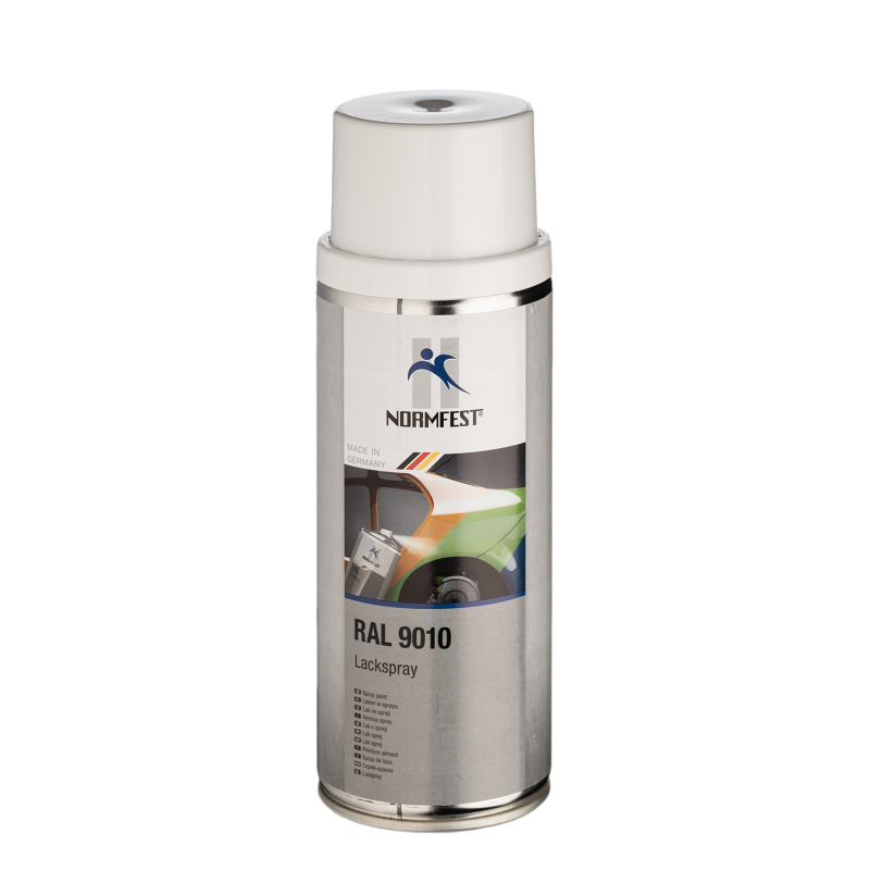 Spray de peinture blanc pur haute résistance ral  9010 Man cabine Man & Iveco IC 082