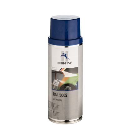 Spray de peinture ultra marine bleu haute résistance ral 5002