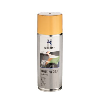 Spray de peinture Ral Jaune Komatsu origine haute résistance
