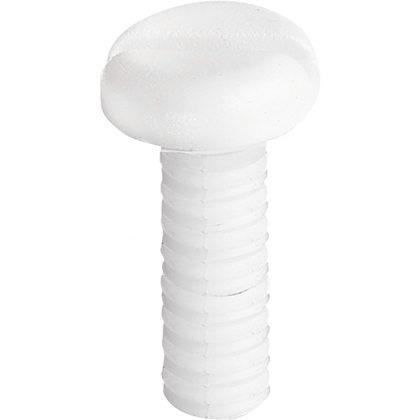 Vis en plastique Blanche épaisse  PL 6X20