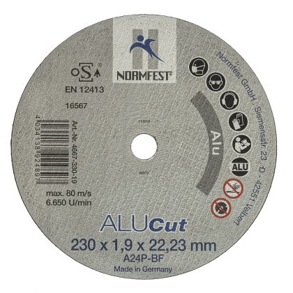Disque Alu premium fibre long-life 125x1,0 mm
