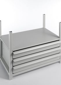 SCHUBLADENMODUL 3FACH, ABSCHLIEßBAR