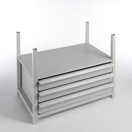 SCHUBLADENMODUL 3FACH, ABSCHLIEßBAR