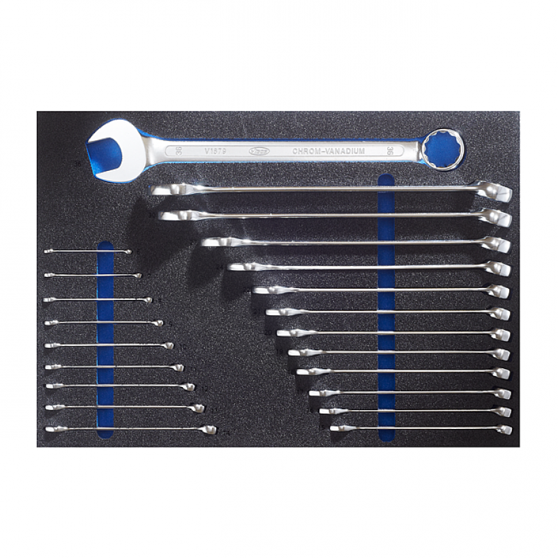 Jeu de clef mixte 6-36 mm vigor