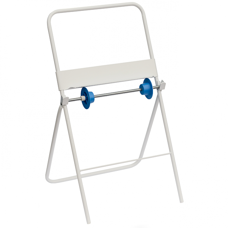 Derouleur de papier bleu sol