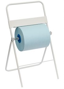 Derouleur de papier bleu sol