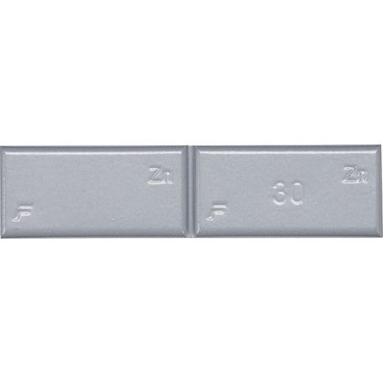 Zinc à coller spécial  ZN 35G   H:3MM B:19MM