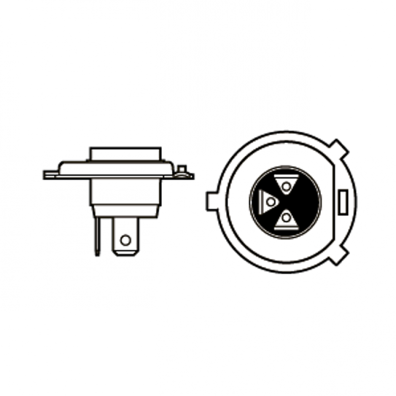 12V H4 premium 60/55W