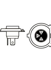 12V H4 PREMIUM PHILIPS 60/55W